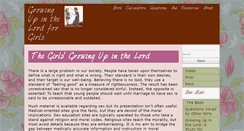 Desktop Screenshot of growingupgirls.info